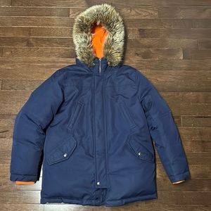 Ralph Lauren Down Parka, Kids M (10-12), Newport Navy